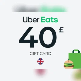 Uber Eats Gavekort 40 GBP