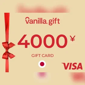 Vanilla Visa Gavekort 4000 JPY