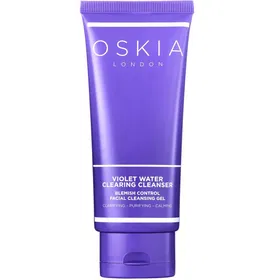 Oskia Violet Water Clearing Cleanser Blemish Facial Clensing Gel 100ml