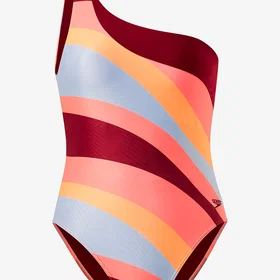 Speedo Tryckt Asymmetrisk 1-delad Baddräkt (Dam)