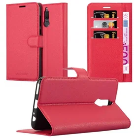Cadorabo Wallet Case with Magnetic Closure Kickstand and Card Slot for Huawei Mate 10 Lite