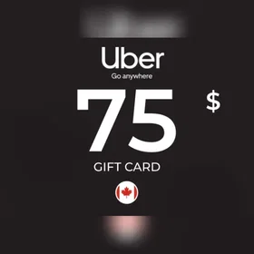 Uber Rides Gavekort 75 CAD