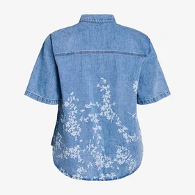 Zizzi Jmisha 1/2 Denim Shirt (Dam)