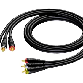 ProCable ProCab 3 x RCA Kabel 5m CAV110-5