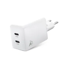 Aqiila Chargebird W2 2xUSB-C Seinälaturi GaN 45W