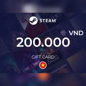 Steam Wallet Gavekort 200.000 VND