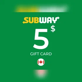 Subway Gavekort 5 CAD