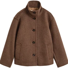 Gant Checked Wool Blend Jakke (Dame)