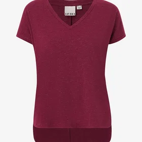 Ichi Ss12 V-Neck Short Sleeve T-shirt (Dam)