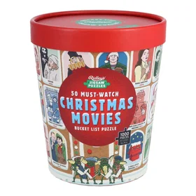 Chronicle Books 50 Must-Watch Christmas Movies Bucket List 1000 Pieces