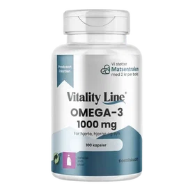 Vitality Line Omega 3 1000mg 100 Kapslar