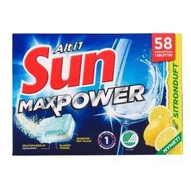 Sun Maxpower Sitron Oppvasktabletter 58