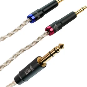 Meze Dual mono 3.5mm till 6.3mm Kabel 2.5m M3.5-S6.3P