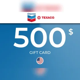 Chevron and Texaco USA Gavekort 500 USD