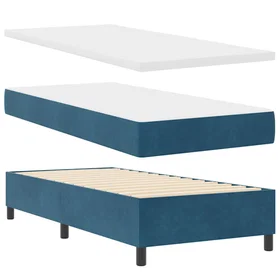 vidaXL Box-Spring Bed med huvudgavel 90x200cm 3344556