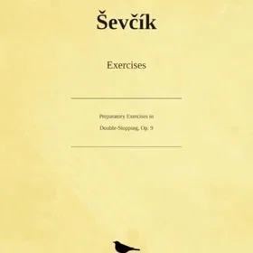 Ševčík Förberedande övningar i dubbelstråk, Op. 9: för violin
