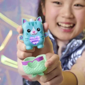 Hasbro Blå Nano-Mals Pawtricia Fidget Djur 6.9 cm