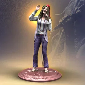 Knucklebonz Rock Iconz Statue Janis Joplin