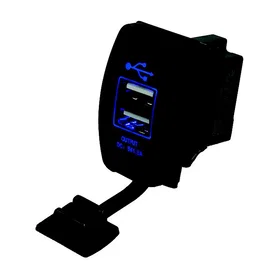 Seadog Line Dubbel Usb Ingång Rocker Strömbrytare Svart