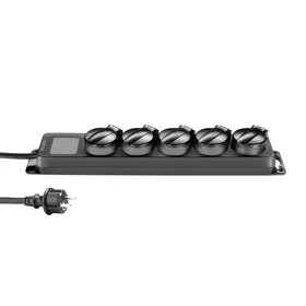 Adam Hall 5-Way Power Strip IP44 1.4m 8747IP5