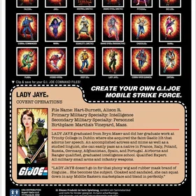 Super7 G.I. Joe ReAction+ Lady Jaye Figure