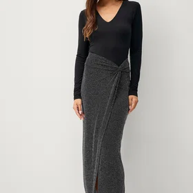 Ellos Collection Lurex Maxi Skjørt