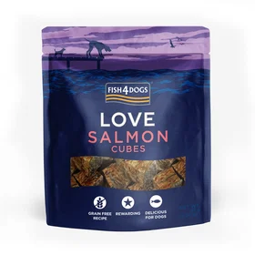 Fish4dogs Godbiter Kuber Laks 85g