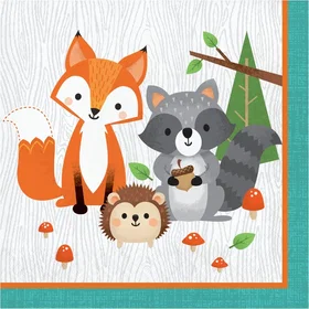 Creative Party Wild One Woodland Party Servetit 16pcs
