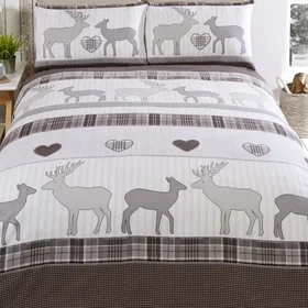 Rapport St Andrews Peitto Set Luonnollinen 200x200cm