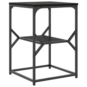 vidaXL Side Table Black Oak 41 x 40 x 60 cm 868237