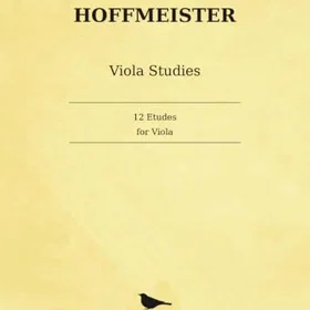 Hoffmeister 12 Etudes för Viola