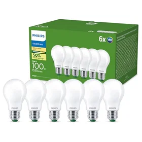 Philips 929003625361 Ultra Efficient A60 827 E27 7.3W 6-pack
