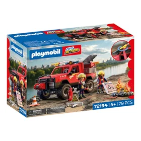 Playmobil Fire Pickup Truck City Action 72194