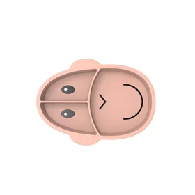 Matchstick Monkey Section Plate Dusty Pink