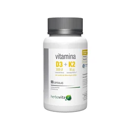 Herbovita Vitamin D3 + K2 60 Kapslar