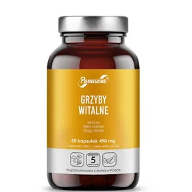 Panaseus Vitala svampar 490mg 50 kapslar