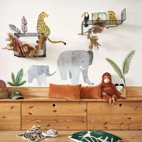 Casadeco Once Upon A Time 2 Wild Life Spray Up Jaune