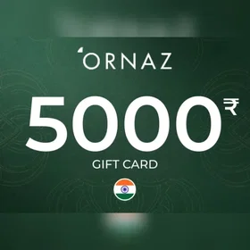 Ornaz Gavekort 5000 INR