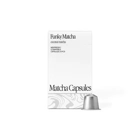 Funky Matcha Kokos Kapslar 10-Pack