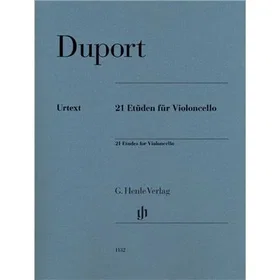 Henle Verlag 21 Études pour violoncelle