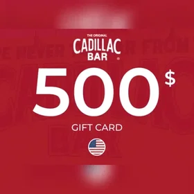 Cadillac Bar Gavekort 500 USD
