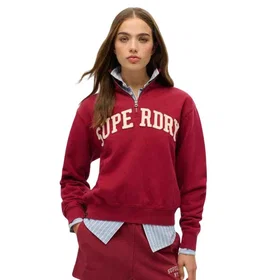 Superdry Athletic Ess Applique Halv glidelås Sweatshirt (Dame)