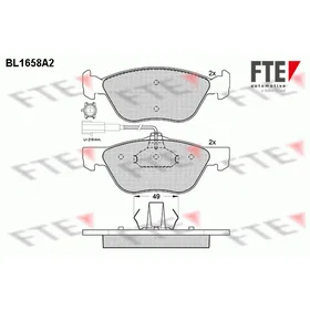 FTE Plaquettes de frein BL1658A2