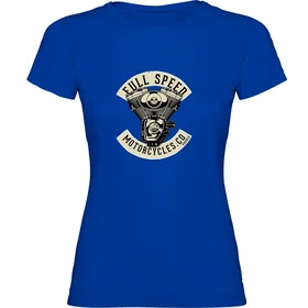 Kruskis Full Speed Motorcycles Co Kortärmad T-shirt (Dam)
