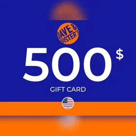 Dave & Buster's Gavekort 500 USD