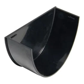 FloPlast Hi-Cap Gutter 115mm Black