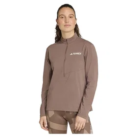 Adidas Terrex Multi Climacool Halvdragkedja Långärmad T-shirt (Dam)