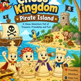 Chess Kingdom Pirate Island Färgläggningsbok