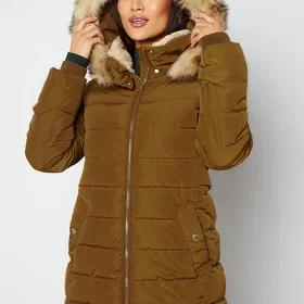 Only Onlcamilla Hood Fur Coat (Dame)