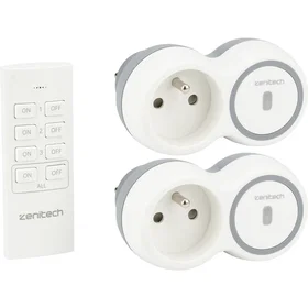 Zenitech Bolea Multiprise 2-voies Mise à la terre 03545411907410